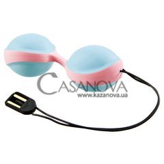 Основне фото Вагінальні кульки Vibratissimo DuoBalls блакитні