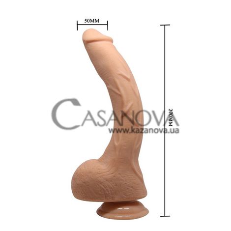 Основное фото Реалистичный вибратор Lybaile Penis Vibration телесный 27 см