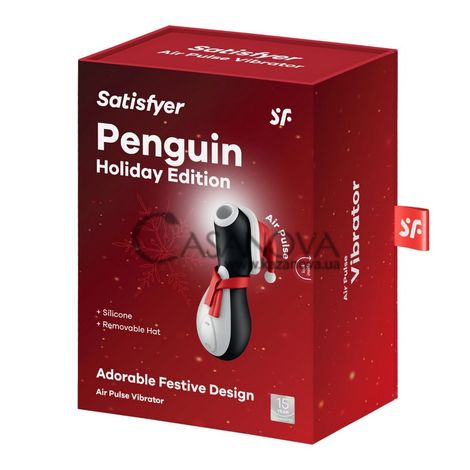 Основное фото Вакуумный стимулятор для клитора Satisfyer Penguin Holiday Edition