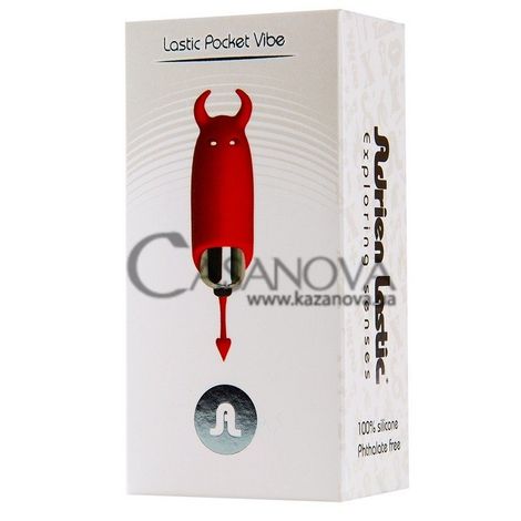 Основное фото Клиторальный вибратор Lastic Pocket Vibe Devol красный 8,5 см