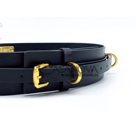Основное фото Пояс для бондажа Upko Luxury Italian Leather Bondage Belt чёрный