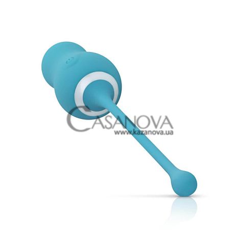 Основное фото Вагинальное яйцо Cala Azul Elena Vibrating Egg with Remote Control голубое