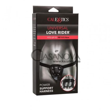 Основне фото Трусики для страпону Universal Love Rider Power Support Harness чорні