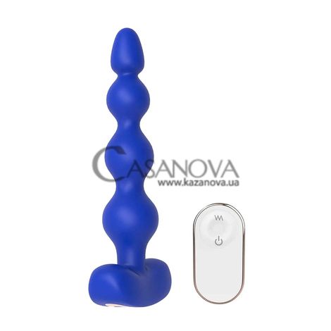 Основне фото Анальний стимулятор Dream Toys Cheeky Love Remote Anal Bead синій 18 см