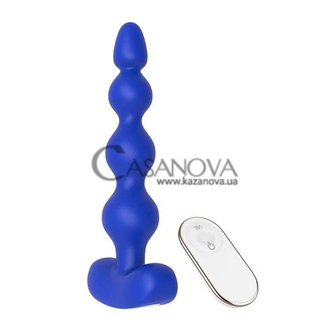 Основне фото Анальний стимулятор Dream Toys Cheeky Love Remote Anal Bead синій 18 см