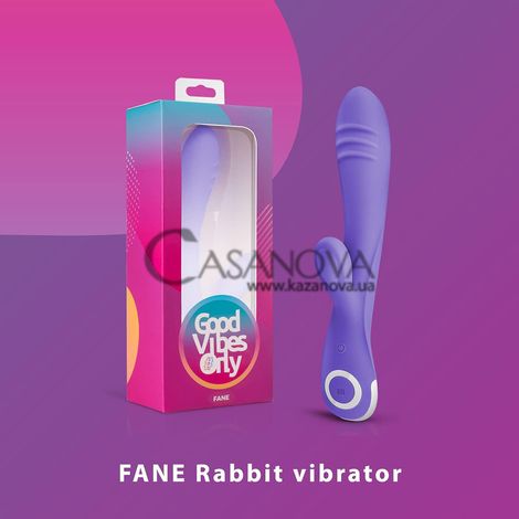 Основне фото Rabbit-вібратор Good Vibes Only Fane фіолетовий 22 см