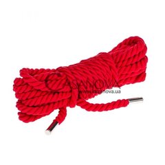 Основное фото Верёвка для бондажа Premium Silky красная 5 м