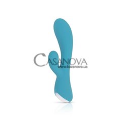 Основне фото Rabbit-вібратор Cala Azul Martina Rabbit Vibrator блакитний 18 см