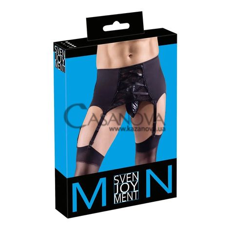 Основне фото Пояс для панчох чоловічий Svenjoyment Men's Suspender Belt чорний