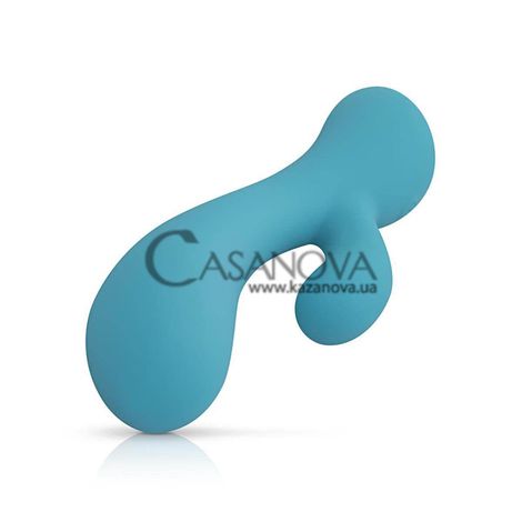 Основное фото Rabbit-вибратор Cala Azul Martina Rabbit Vibrator голубой 18 см