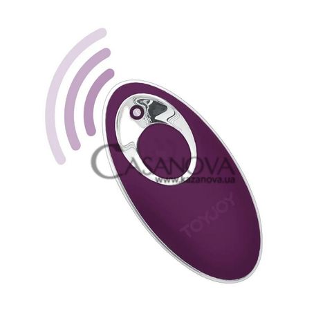 Основное фото Виброяйцо с дистанционным управлением Knock Knock Eggstavagant фиолетовое 8,9 см