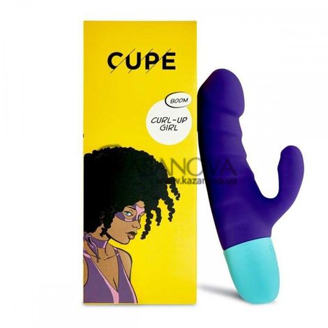 Основне фото Rabbit-вібратор Cupe Curl-up Girl Power фіолетовий 17,4 см