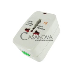 Основное фото Универсальный адаптер для секс-игрушек EasyToys Universal Voltage Adapter белый