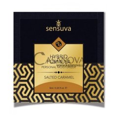 Основне фото Пробник лубриканту на комбінованій основі Sensuva Hybrid Formula Salted Caramel солона карамель 6 мл