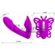 Дополнительное фото Вибратор-бабочка Pretty Love Katherine пурпурный 10,9 см