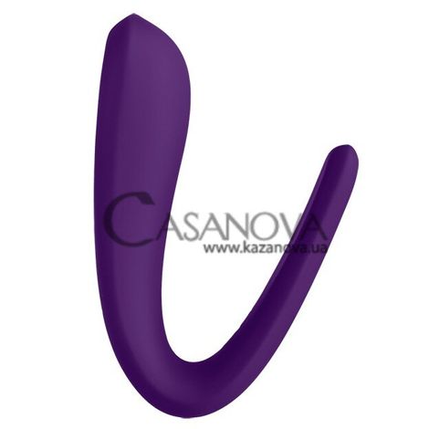 Основное фото Вибратор для двоих Partner фиолетовый 9,9 см