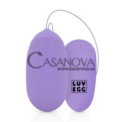 Основное фото Вагинальное яйцо с вибрацией EasyToys Luv Egg XL сиреневое