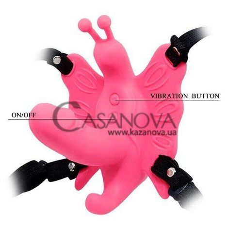 Основне фото Кліторальний віброметелик Ultra Passionate Harness BW-022045 рожевий