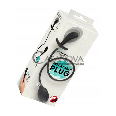Основное фото Надувная анальная пробка You2Toys Inflatable Plug чёрная 8 см