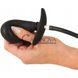 Додаткове фото Надувна анальна пробка You2Toys Inflatable Plug чорна 8 см