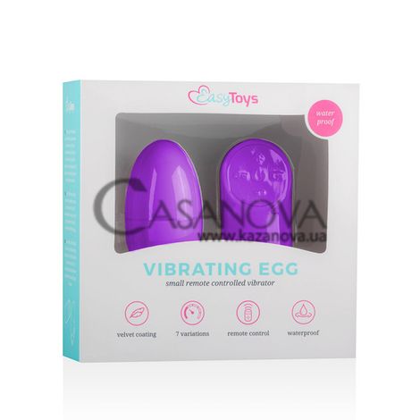 Основне фото Віброяйце EasyToys Vibrating Egg фіолетове