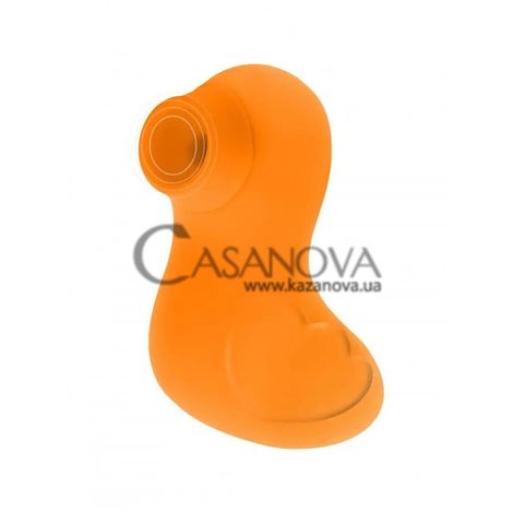 Основне фото Вакуумний стимулятор клітора Toy Joy Sexy Sucking Duckface оранжевий 8,5 см