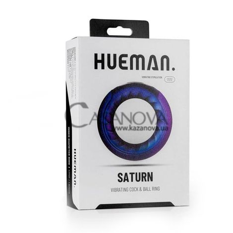Основне фото Ерекційне віброкільце Hueman Saturn Vibrating Cock/Ball Ring фіолетове