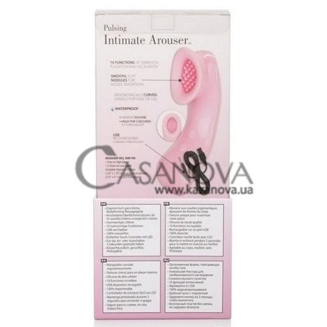 Основное фото Стимулятор клитора Pulsing Intimate Arouser розовый 14,6 см