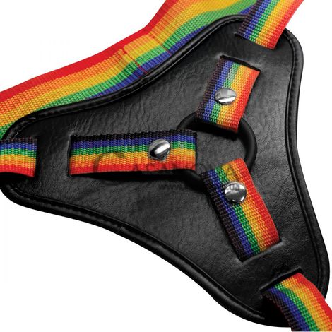 Основное фото Трусы для страпона Xr Brands Strap U Take the Rainbow разноцветные