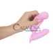 Дополнительное фото Вибронасадка на палец Couples Choice Vibrating Finger Extension розовая 17 см