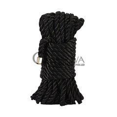 Основне фото Мотузка для бондажу Zalo Bondage Rope чорна 10 м