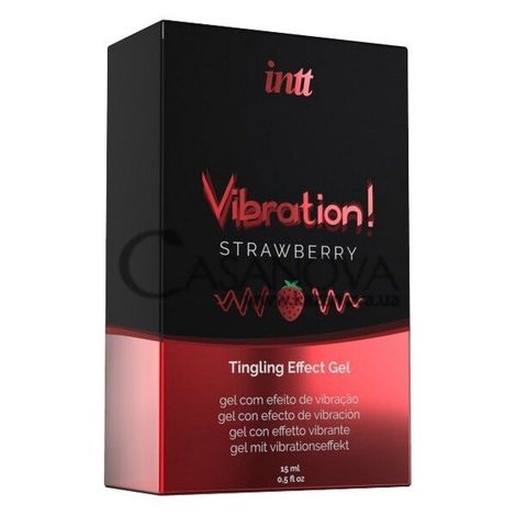 Основное фото Жидкий вибратор Intt Vibration Strawberry клубника 15 мл