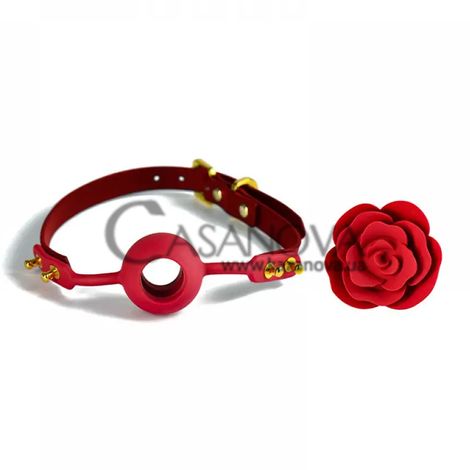 Основне фото Кляп-троянда Upko Rose Ball Gag червоний