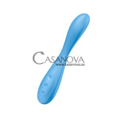Основное фото Универсальный смарт-вибратор Satisfyer G-Spot Flex 4 голубой 20 см