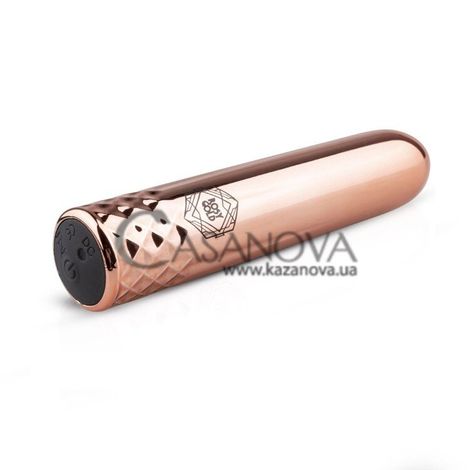 Основное фото Вибропуля Rosy Gold Nouveau Mini Vibrator розовое золото 9 см