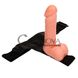 Дополнительное фото Женский страпон Ultra Passionate Harness Sensual Comfort Strap-On телесный 17,5 см