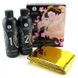 Дополнительное фото Набор для массажа Oriental Body Slide Erotic Massage Gel клубника и шампанское 500 мл
