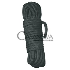 Основне фото Тонка мотузка Shibari Bondage Rope чорна 10 м