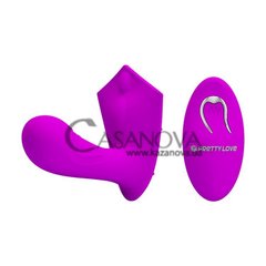 Основне фото Вагінально-кліторальний вібратор Pretty Love Willie пурпурний 7 см