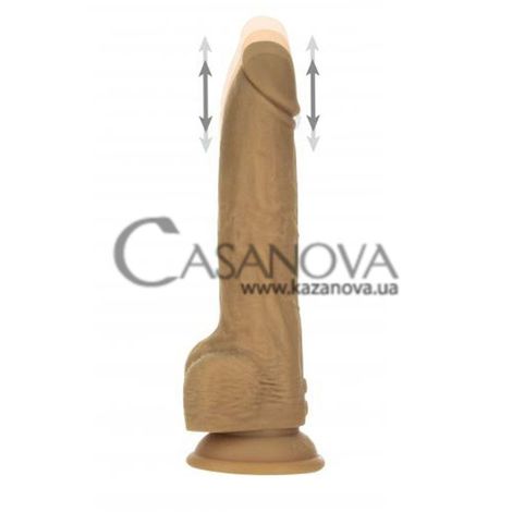 Основне фото Реалістичний пульсатор Naked Addiction Caramel тілесний 22,8 см