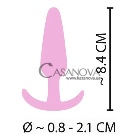 Основное фото Анальная пробка You2Toys Cuties Mini Butt Plug 5568580000 розовая 8,4 см