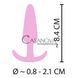 Дополнительное фото Анальная пробка You2Toys Cuties Mini Butt Plug 5568580000 розовая 8,4 см