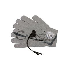 Основне фото Електростимулятор-рукавички Mystim Magic Gloves сіро-чорні