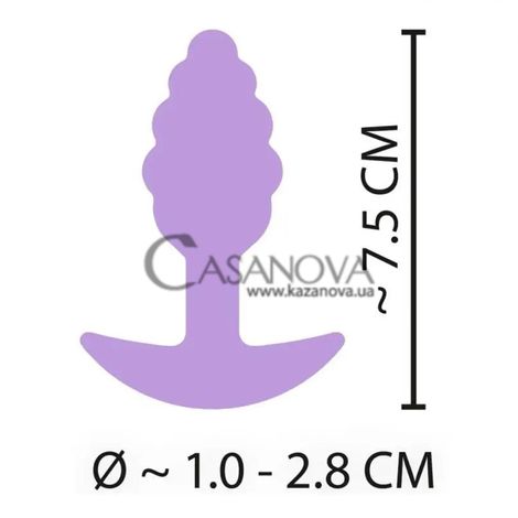 Основное фото Анальная пробка You2Toys Cuties Mini Butt Plug 5568400000 фиолетовая 7,5 см
