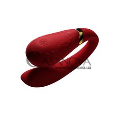 Основне фото Вібратор для двох Zalo Fanfan червоний 8,4 см