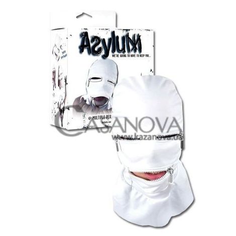 Основне фото Закрита маска Asylum Multi Personality Mask S/M біла