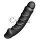 Дополнительное фото Большой вибратор Tom of Finland 5 Speed Silicone Vibe чёрный 24,3 см
