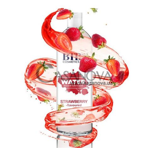 Основное фото Лубрикант на водной основе BTB Flavoured Strawberry с ароматом клубники 250 мл