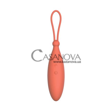 Основное фото Виброяйцо с дистанционным управлением Dream Toys Charismatic Celia оранжевое 10,3 см