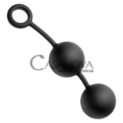 Основное фото Анальные шарики Tom of Finland Weighted Anal Balls чёрные